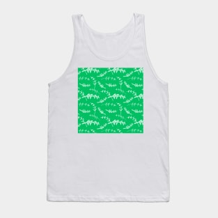 Botanical-Pattern, set, green, white 1, botanic, nature, botanical, floral, flowers, floral-pattern, leaves, plants, minimalist, garden, jungle, leaf, exotic, tropical, flower, boho, cacti, succulent, digital, graphic-design, pattern, Tank Top